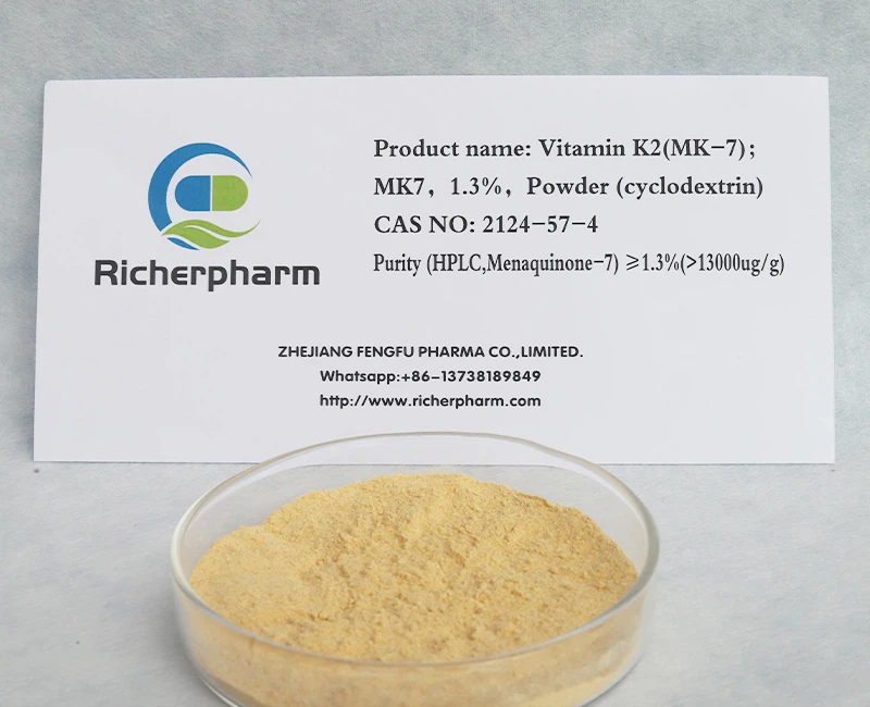 Vitamin K2 (MK-7); MK7, 1.3%, Powder (Cyclodextrin) CAS 2124-57-4